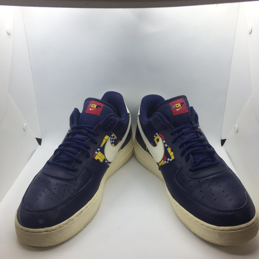 Nike Air Force 1 Low Nautical Redux Navy Sailing Men’s Shoes Size 12 AR5394-400 - Picture 7 of 14